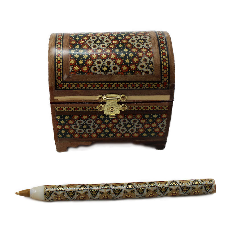 Inlaid box perfect khatam product, khatam kari wooden, jewelry box K2-249