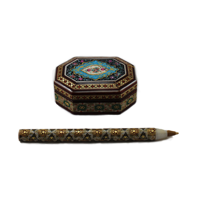 Inlaid box perfect khatam, khatam-kari, khatam kari wooden, jewelry box, K2-269