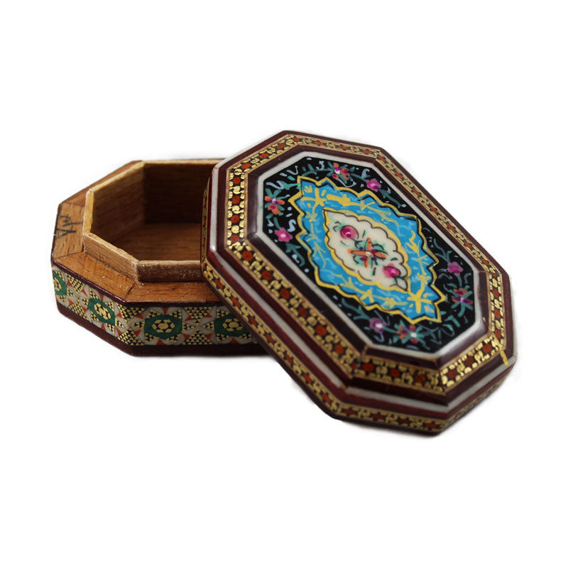 Inlaid box perfect khatam, khatam-kari, khatam kari wooden, jewelry box, K2-269