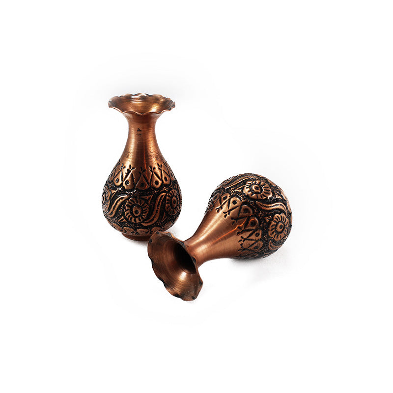 Ghalamzani Vases, art of engraving on metal, 2M2-718