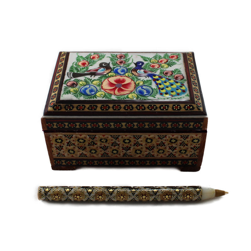 Inlaid box perfect khatam, khatam-kari, khatam kari wooden, jewelry box, K2-144