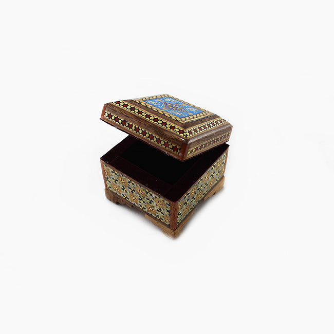 Inlaid box perfect khatam, khatam-kari, khatam kari wooden, jewelry box, K2-150