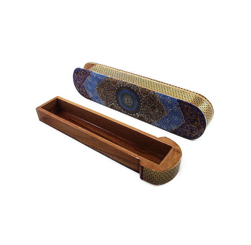 Watch Case, Inlaid pen holder khatam, khatam kari wooden, jewelry box , K2-194