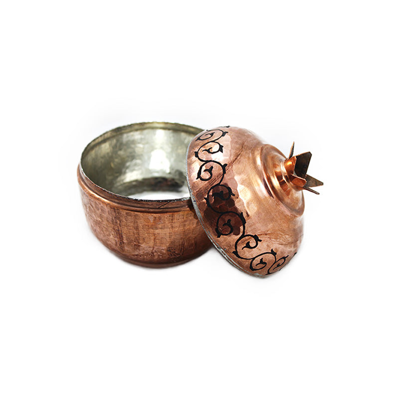 Set of 6 Copper cups & sugar bowl, Handmade, tea Cup, M2-848