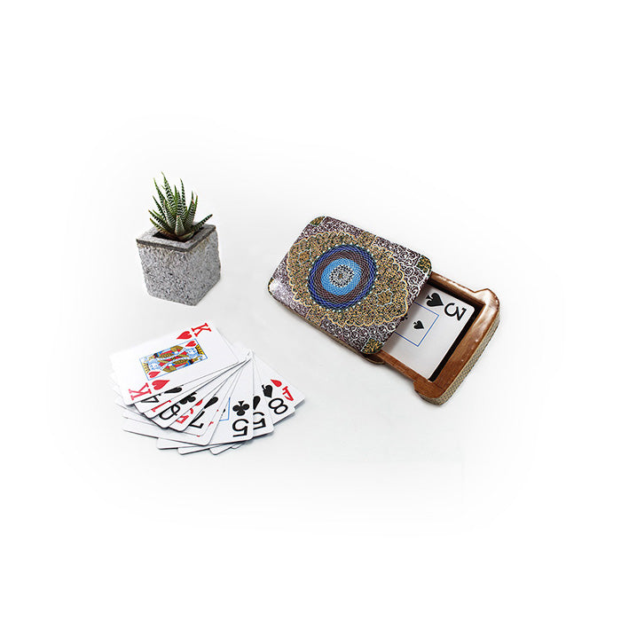 khatam playing card holder, khatam kari, wooden box,K2-197