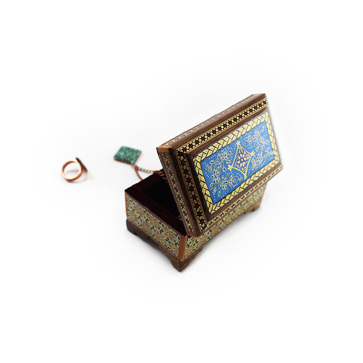 Inlaid box perfect khatam product, khatam kari wooden, jewelry box, K2-148